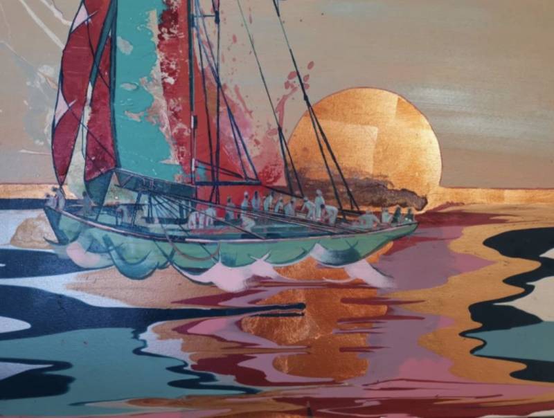 Let’s Conquer the Waves – Endeavour, 1934 - Signed Limited Print